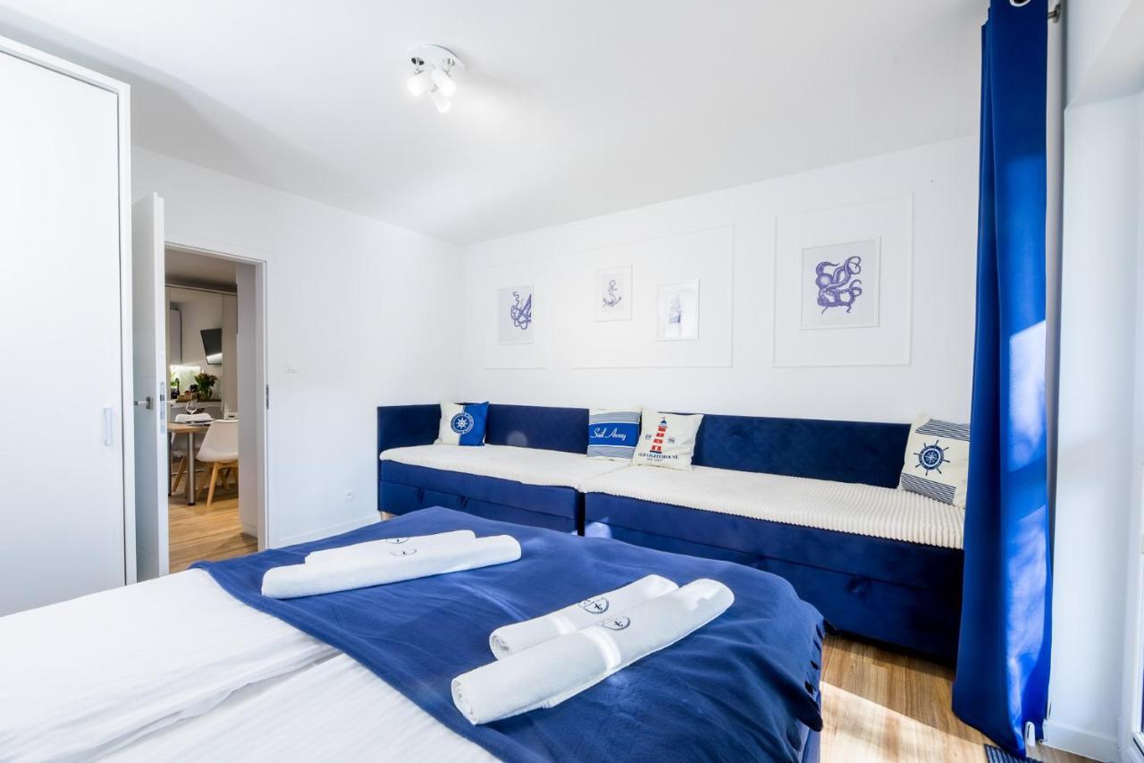 Apartament 9B Blue Marine Poddabie Basen Odkryty Brodziki Plac Zabaw Экстерьер фото